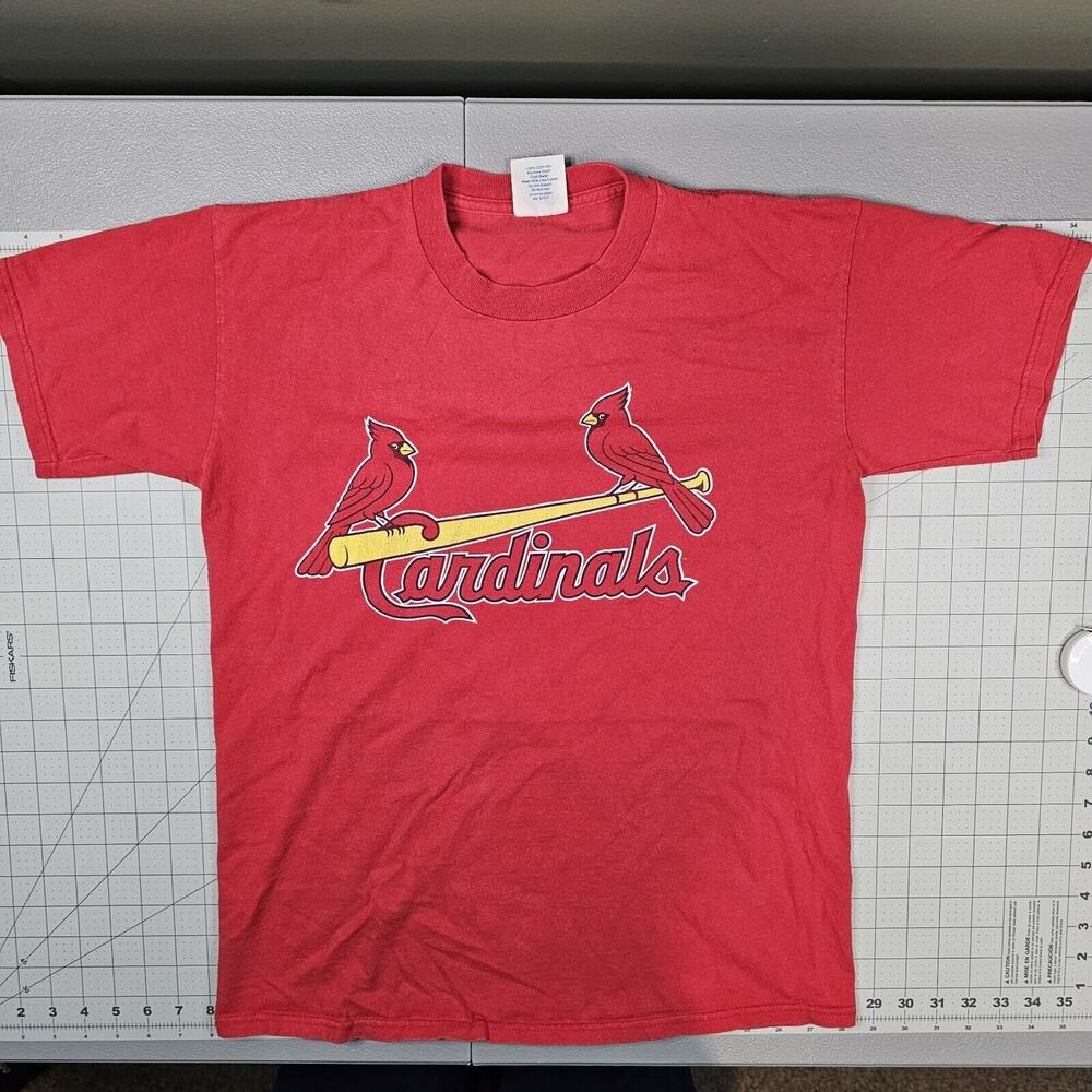 Vintage St Louis Cardinals Tshirt Youth XL El Hombre Y2K 90 Pujols MLB Baseball